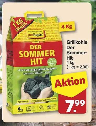 Grillkohle Der Sommer-Hit 4 kg