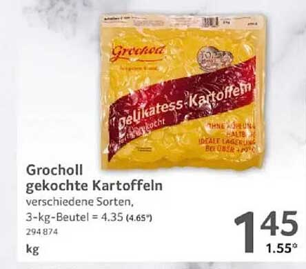 Grocholl gekochte Kartoffeln verschiedene Sorten, 3-kg-Beutel