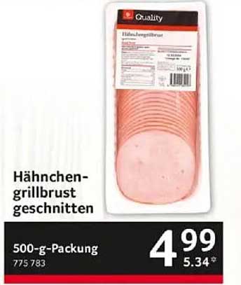 Hähnchen-Grillbrust geschnitten