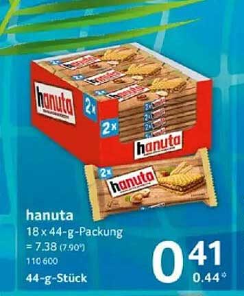 hanuta - 18 x 44-g-Packung zum Sonderpreis