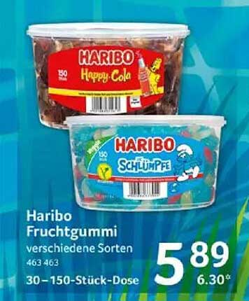 Haribo Fruchtgummi verschiedene Sorten