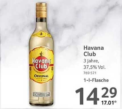 Havana Club Rum 3 Jahre, 37,5% Vol.