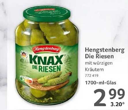 Hengstenberg Knax Die Riesen mit würzigen Kräutern