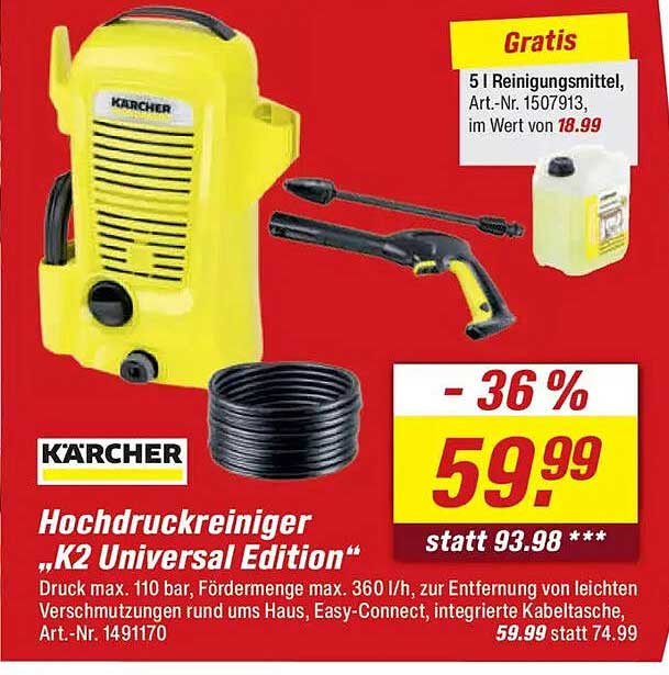 Hochdruckreiniger "K2 Universal Edition"