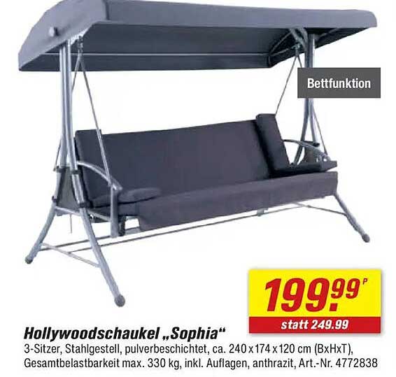 Hollywoodschaukel „Sophia“