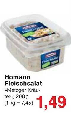 Homann Fleischsalat »Metzger Kräuter«, 200 g