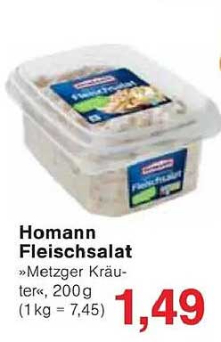 Homann Fleischsalat »Metzger Kräuter«, 200g