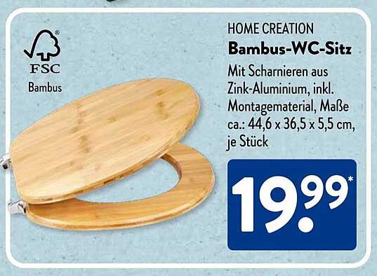 HOME CREATION Bambus-WC-Sitz