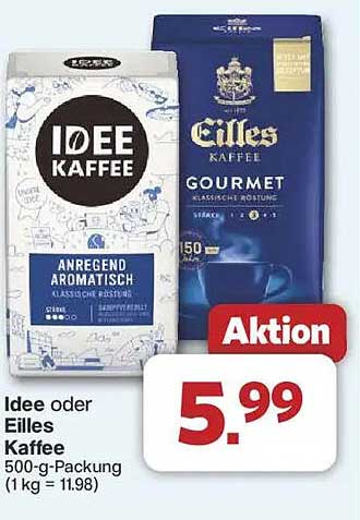 Idee oder Eilles Kaffee 500-g-Packung
