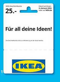 IKEA Geschenkkarte über 25 €