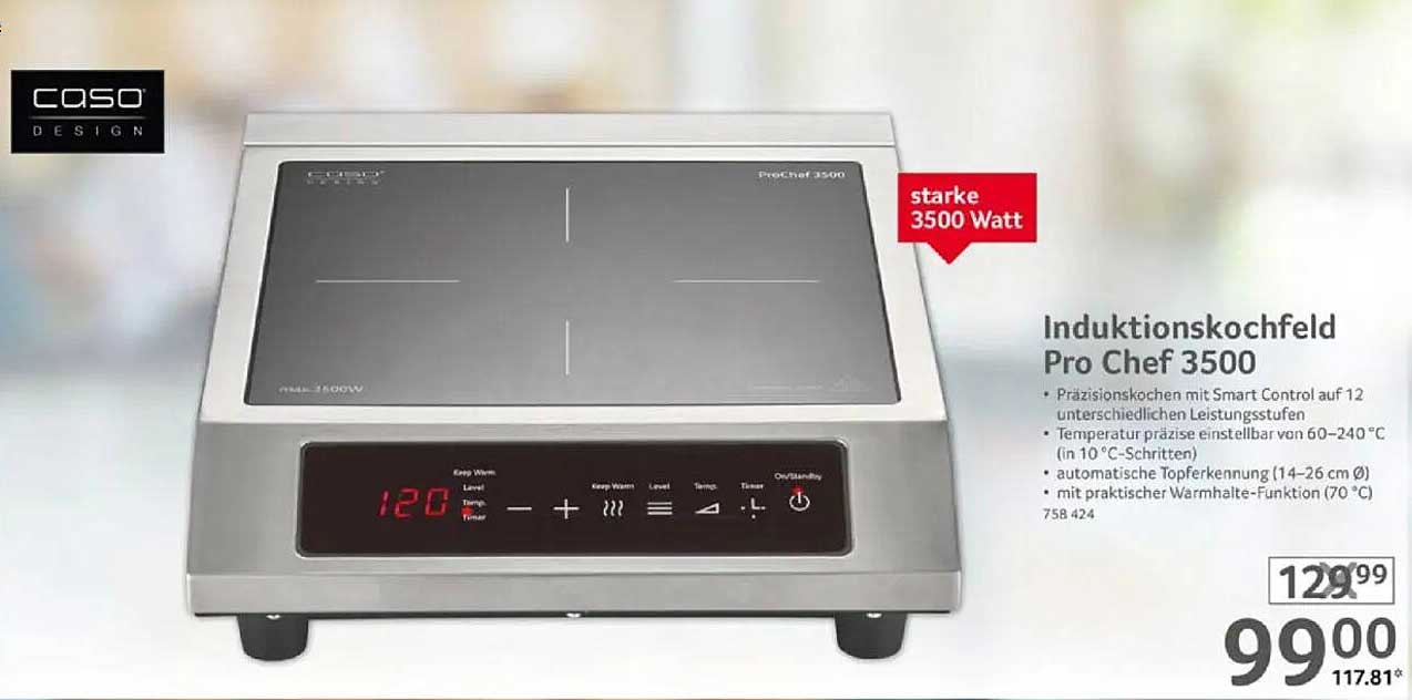Induktionskochfeld Pro Chef 3500
