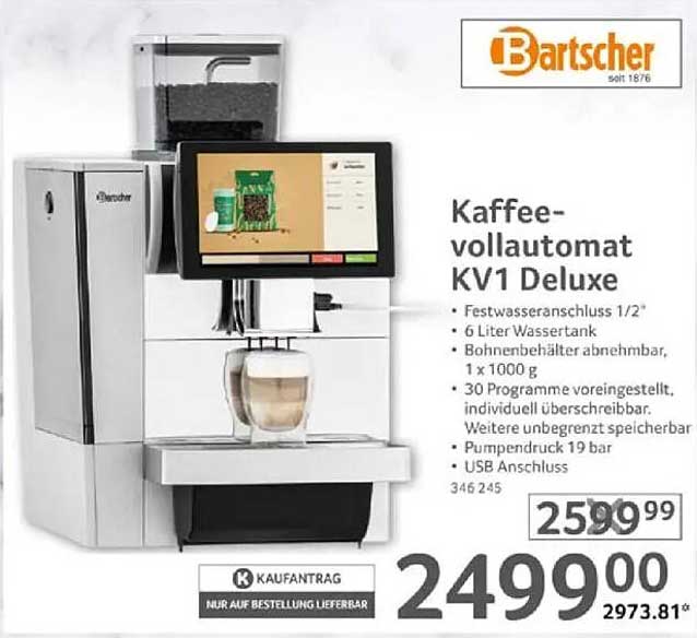 Kaffe-vollautomat KV1 Deluxe
