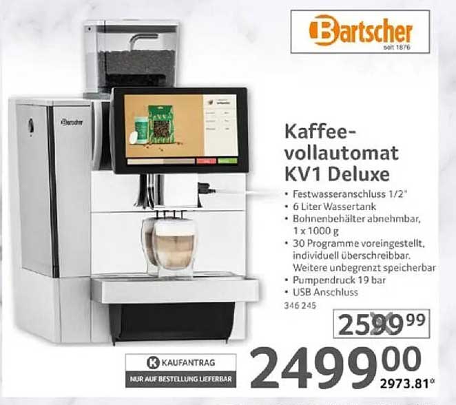 Kaffeevervollautomaten KV1 Deluxe