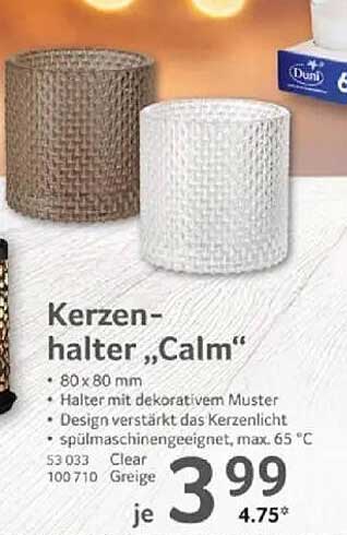 Kerzenhalter „Calm“