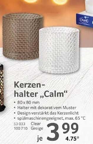 Kerzenhalter „Calm“