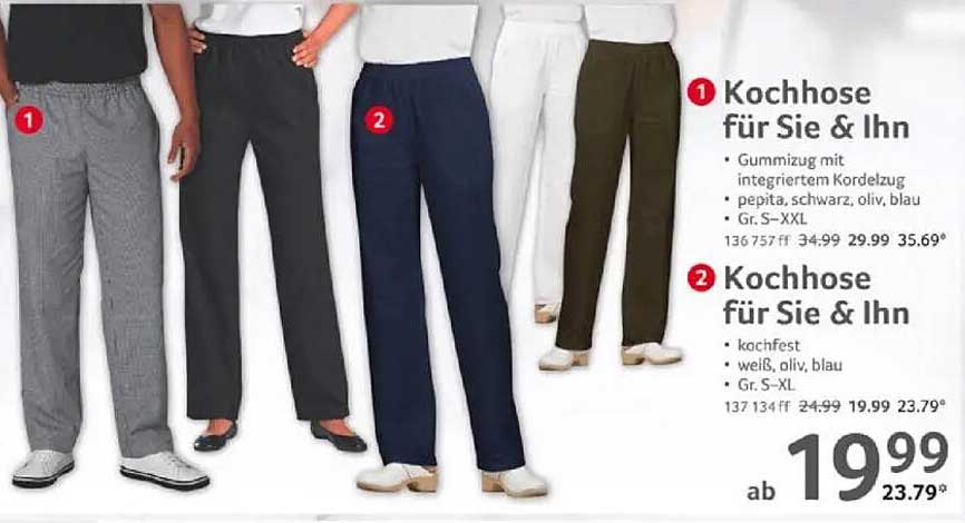 Kochhose für Sie & Ihn
