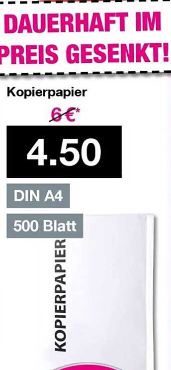 Kopierpapier DIN A4, 500 Blatt