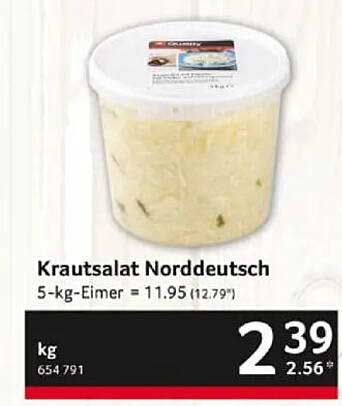 Krautsalat Norddeutsch 5-kg-Eimer