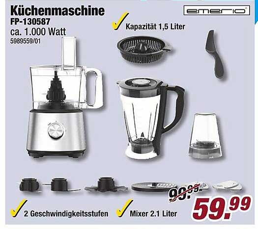 Küchenmaschine FP-130587 für vielseitige Küchenanwendungen