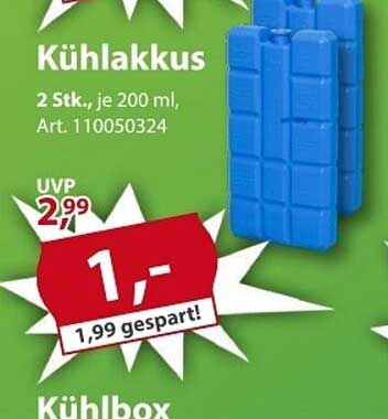 Kühlakkus 2 Stk., je 200 ml