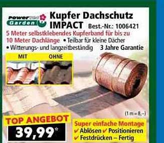 Kupfer Dachschutz IMPACT