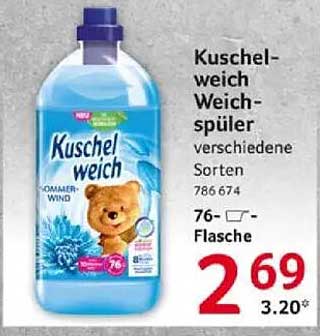 Kuschelweich Weichspüler – verschiedene Sorten