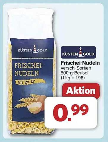 KÜSTEN GOLD Frischei-Nudeln 500-g-Beutel