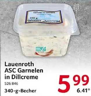 Lauenroth ASC Garnelen in Dillcreme 340-g-Becher