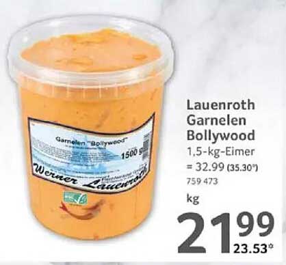Lauenroth Garnelen Bollywood 1,5 kg-Eimer