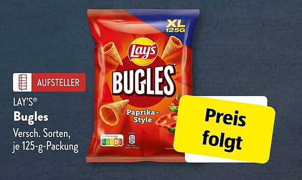 LAY'S® Bugles Paprika-Style 125 g