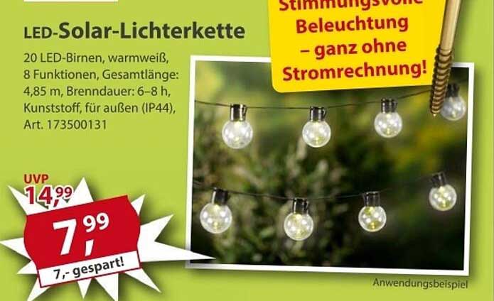 LED-Solar-Lichterkette