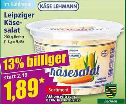 Leipziger Käse-Salat 200-g-Becher