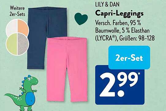 LILY & DAN Capri-Leggings 2er-Set