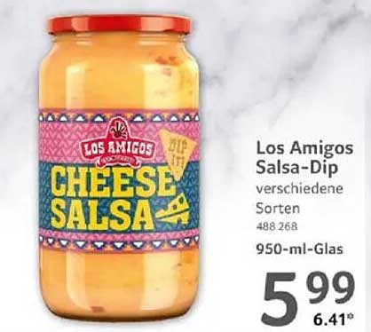 Los Amigos Cheese Salsa-Dip – verschiedene Sorten