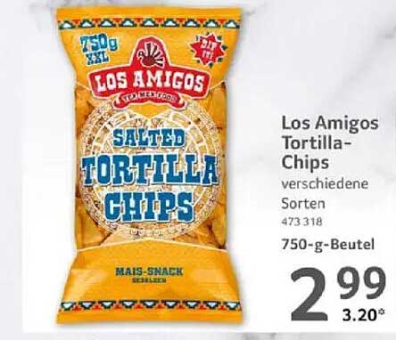 Los Amigos Tortilla-Chips – verschiedene Sorten