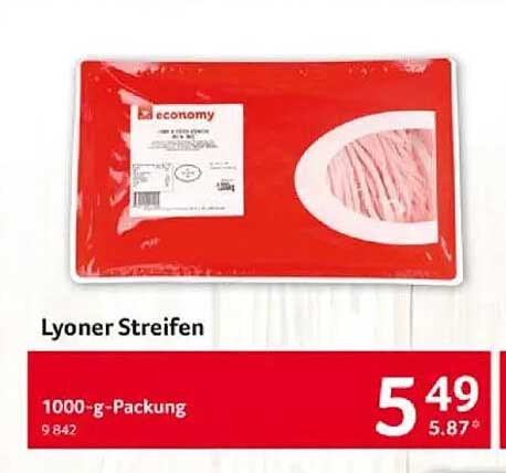 Lyoner Streifen 1000-g-Packung