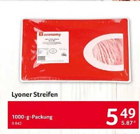 Lyoner Streifen 1000-g-Packung