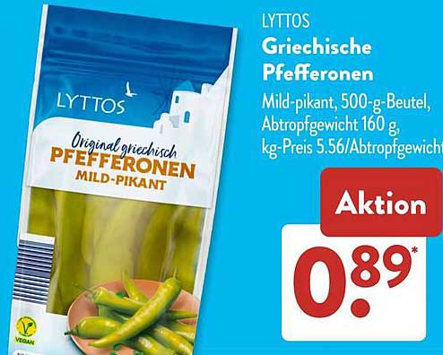 LYTTOS Griechische Pfefferonen 500 g