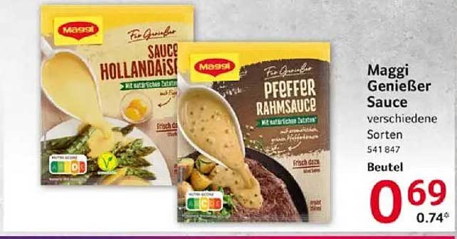 Maggi Genießer Sauce - verschiedene Sorten