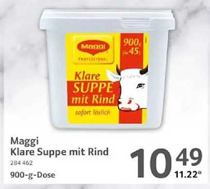 Maggi Klare Suppe mit Rind 900-g-Dose