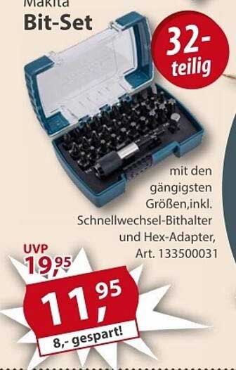 Makita Bit-Set 32-teilig