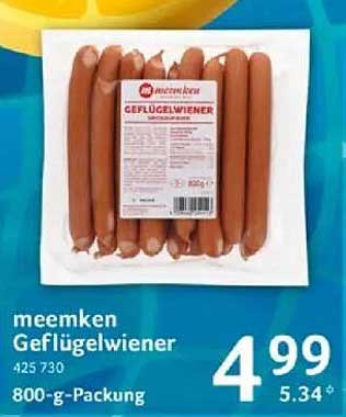 meemken Geflügelwiener 800-g-Packung