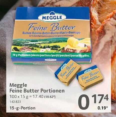 Meggle Feine Butter Portionen
