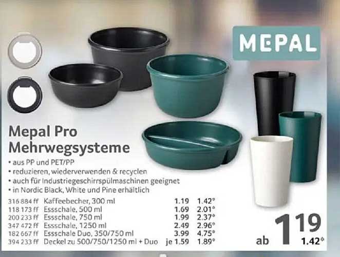 Mepal Pro Mehrwegsysteme – Vielseitige Kunststoffprodukte für jeden Bedarf