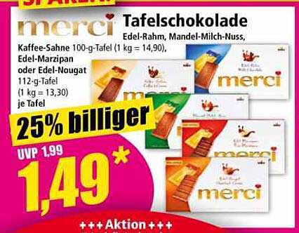 merci Tafelschokolade