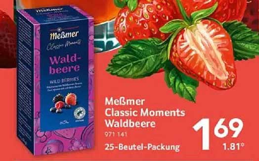 Meßmer Classic Moments Waldbeere 25-Beutel-Packung
