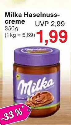 Milka Haselnusscreme 350g