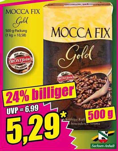 MOCCA FIX Gold 500-g-Packung