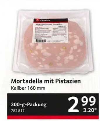 Mortadella mit Pistazien 300-g-Packung