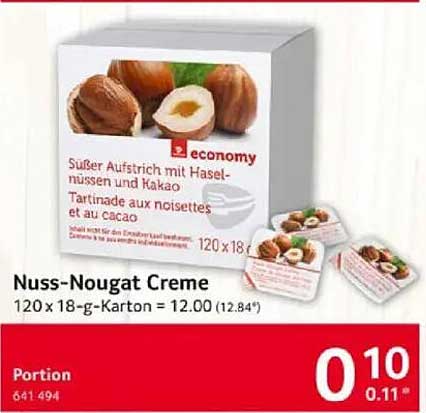Nuss-Nougat Creme 120g - Süßer Aufstrich mit Haselnüssen und Kakao